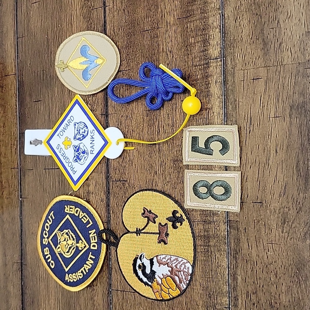 Boy Scouts Cub Scouts of America Patches & Pins 8 Pcs Lot